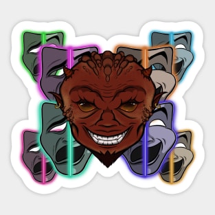 Devil's Actor (no caption) Sticker